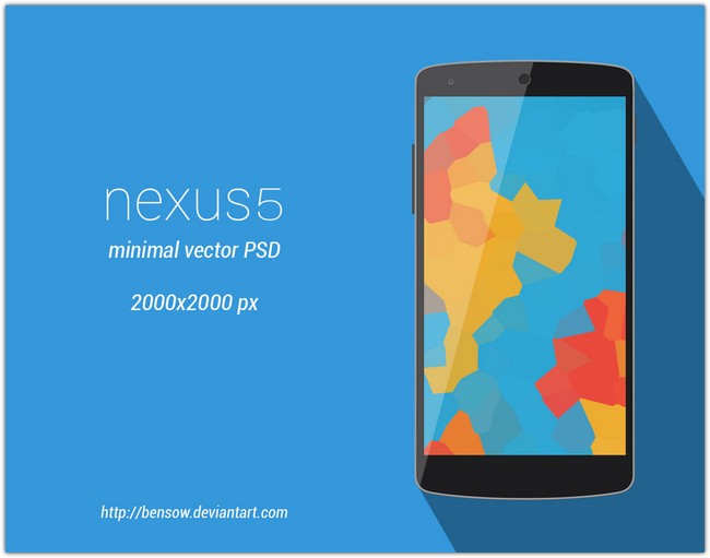 Nexus 5 Vector PSD