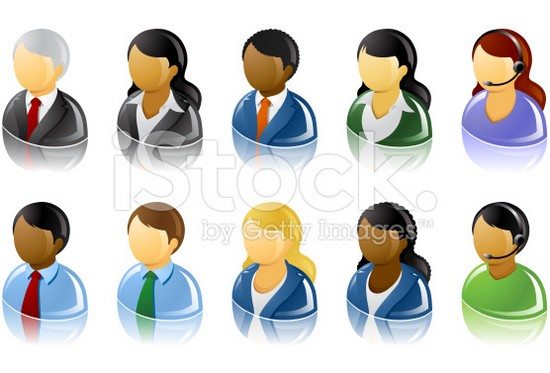 Office People Icons - Illustration