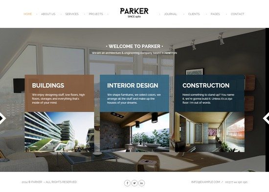 Parker - Creative WordPress Showcase