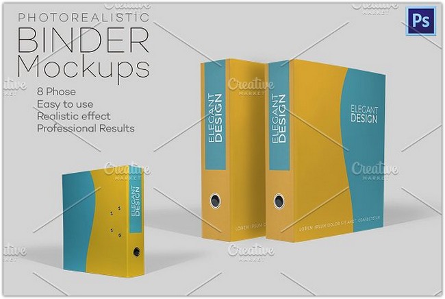 Download 16 Best Binder Mockups Psd Templates Templatefor