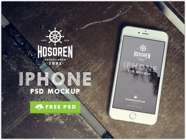 Photorealistic iPhone 6 Plus PSD Mockup Templates