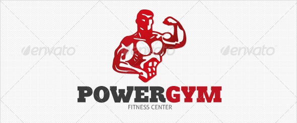 Power Gym Fitness Logo