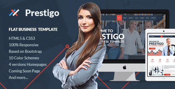 Prestigo - Flat Premium Template
