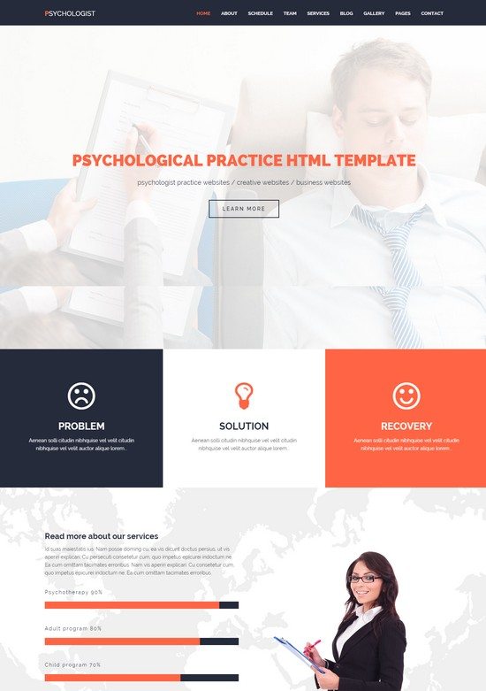 Psychologist -Psychological Practice HTML Template