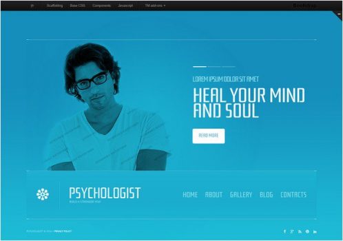 Psychologist Website Template