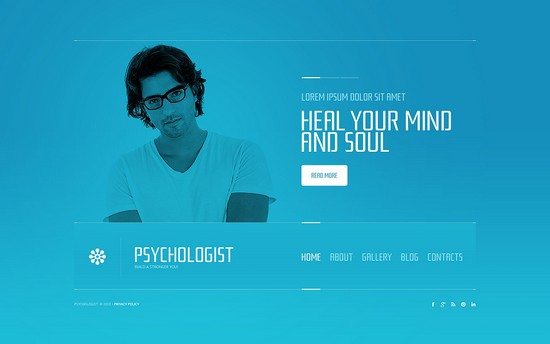 Psychologist Website Template Templatemonster