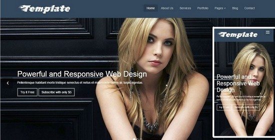 Responsive Stylish & Attractive HTML5 Template