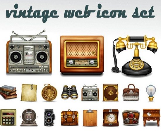 Retro And Vintage Icons
