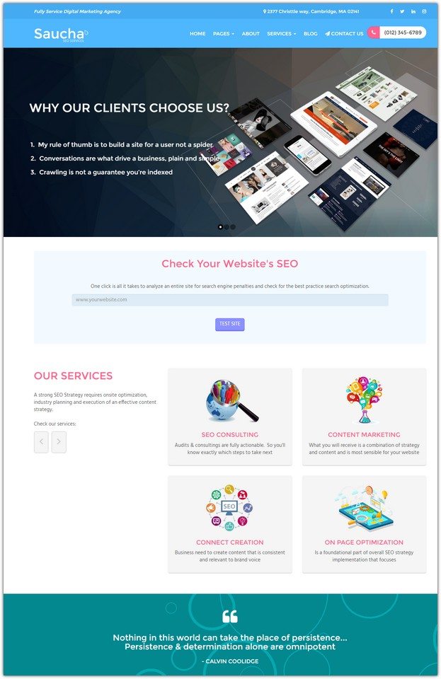 18+ Best SEO Friendly Website Templates 2018 - Templatefor