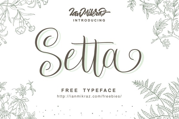 Setta Script Free Typeface