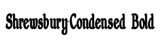 Shrewsbury-Condensed Bold Font