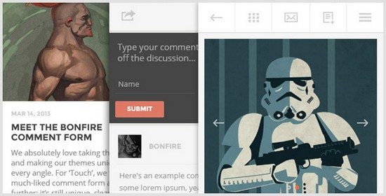 TOUCH A Lighter-than-air WordPress Mobile Theme