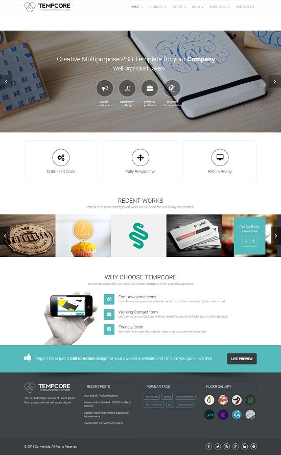 Tempcore - Business HTML5 Template