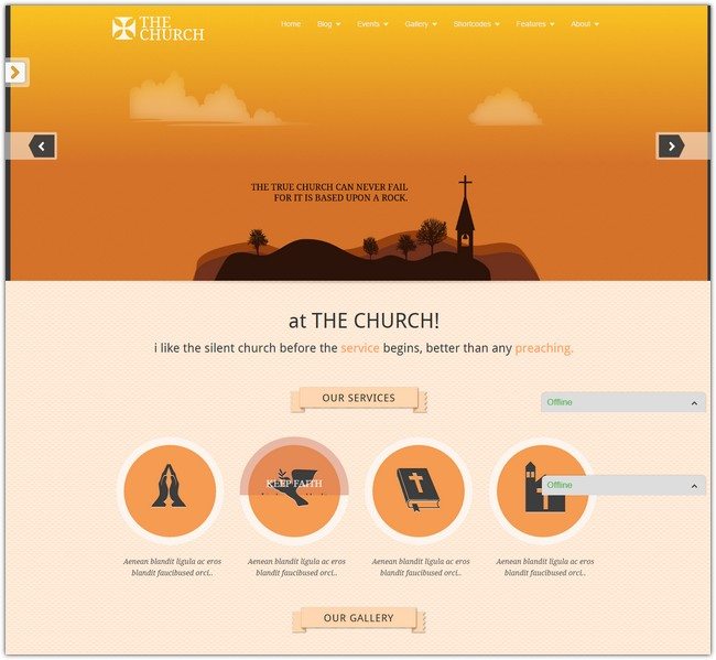 The Church – Responsive WordPress Theme