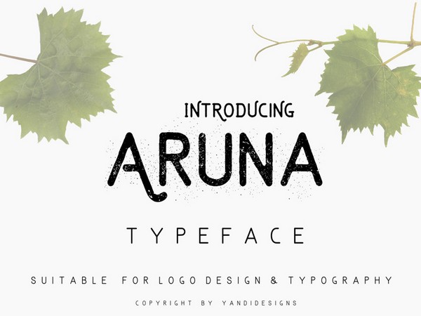 The Free Aruna Typeface