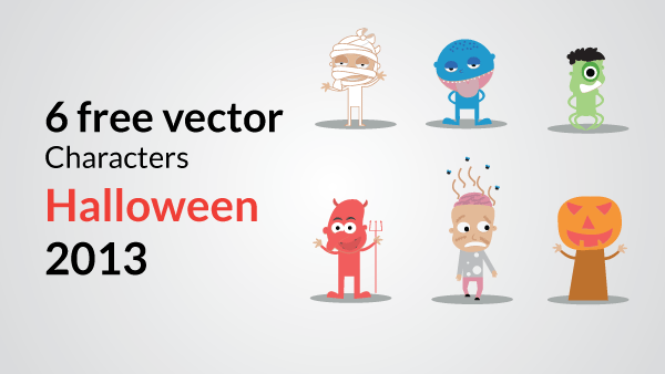 Vector Halloween Characters