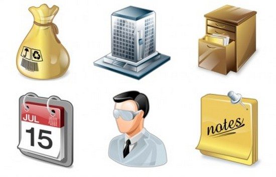 Vista project managment icons pack