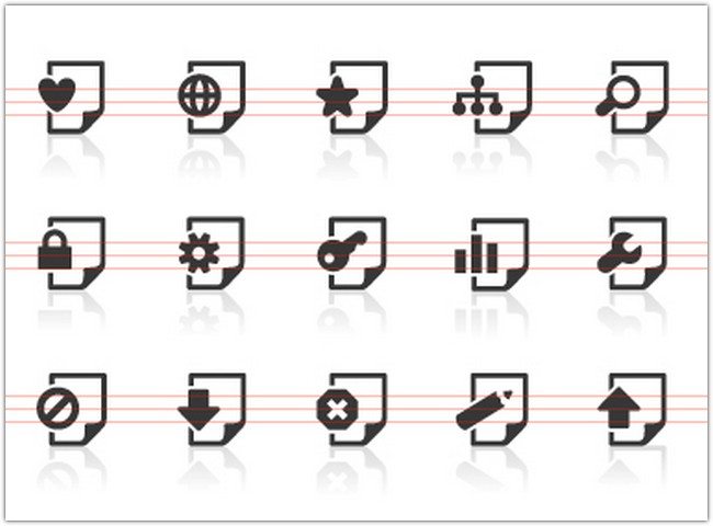 Web Document icons