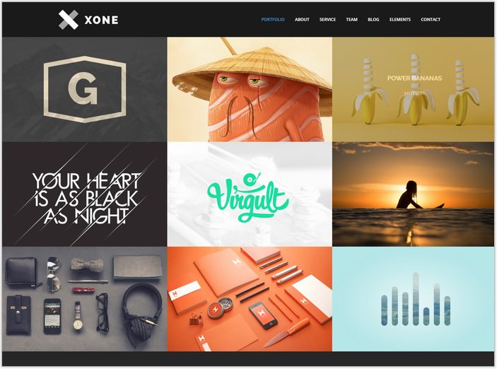 Xone - Clean One Page Template