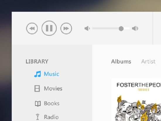 iTunes UI Redesign (with PSD)