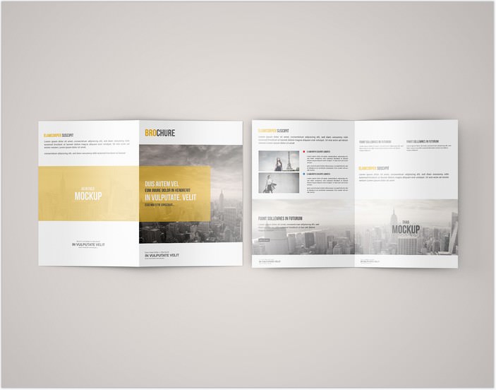 Download 60 Free Flyer And Brochure Mockups Psd Templates Templatefor Yellowimages Mockups