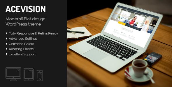 Acevision - Responsive OnePage WordPress Theme