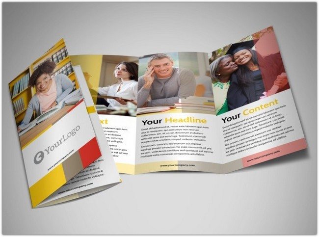 Adult Education Tri Fold Brochure Template
