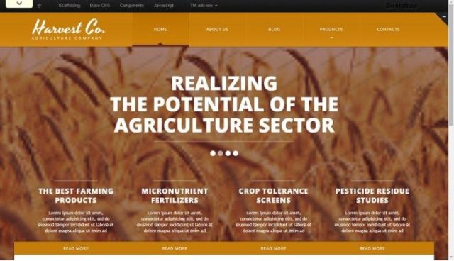 50+ Best Agriculture Website Templates 2020 - Templatefor