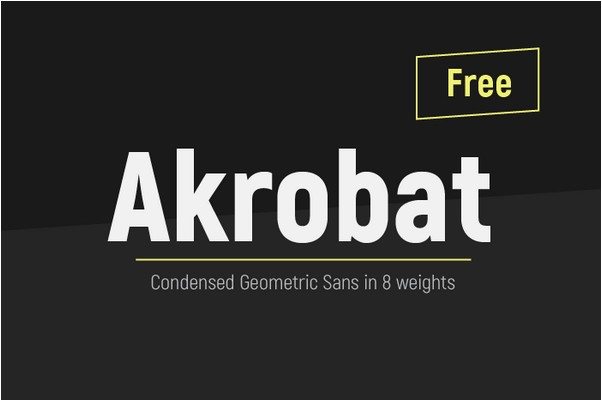 Akrobat Font