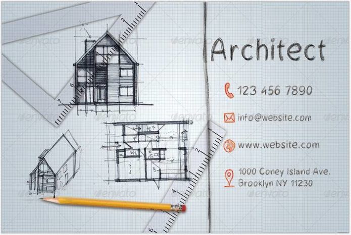 Architect Business Card # 2