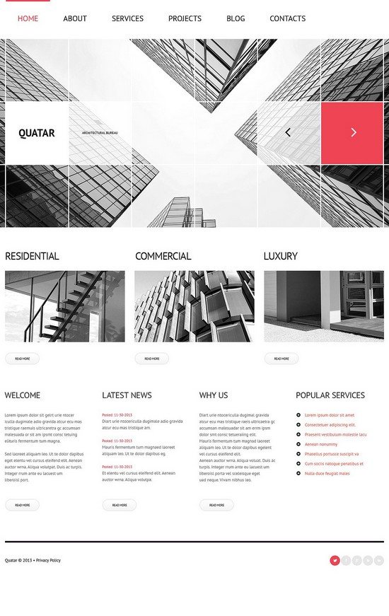 Architecture Services WordPress Theme