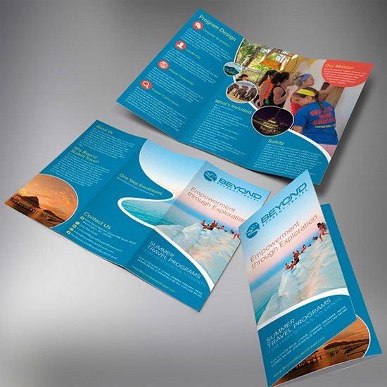 Beyond Student Travel Trifold Brochure