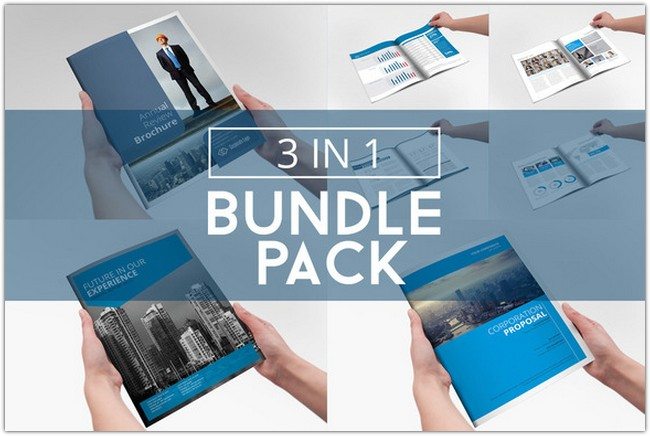 Business Brochure Bundle Pack 3 in 1