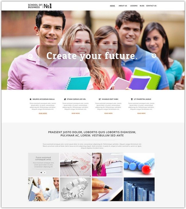 32+ Best School Website Templates 2020 Free & Premium | Templatefor