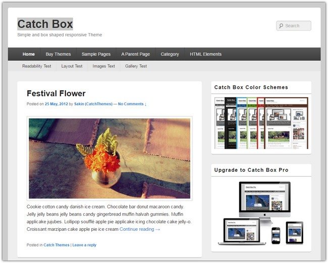 Catch Box WordPress Theme