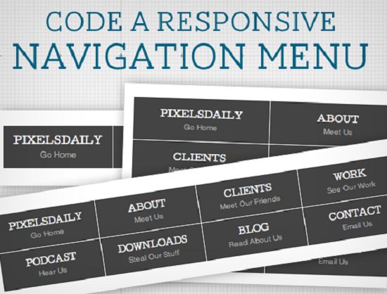 Code a Responsive Navigation Menu