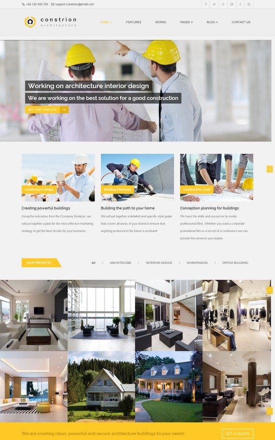 Constrion - Construction and Builder HTML Template