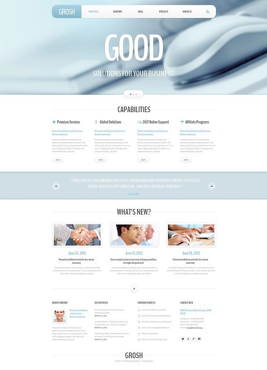 Consulting Responsive WP Theme