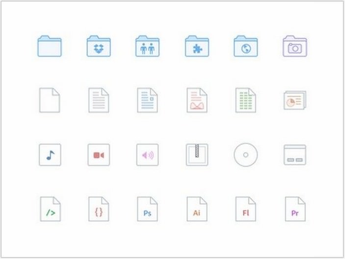 Dropbox File Icons