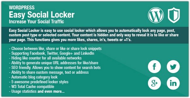 Easy Social Locker