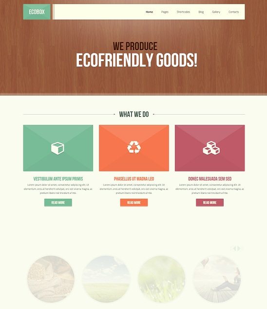 Ecobox - Responsive WordPress Theme