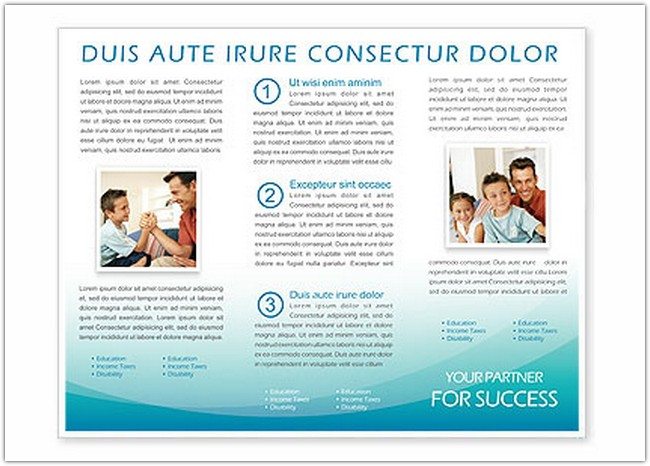 Family Brochure Template