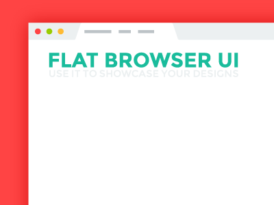 Flat Browser UI
