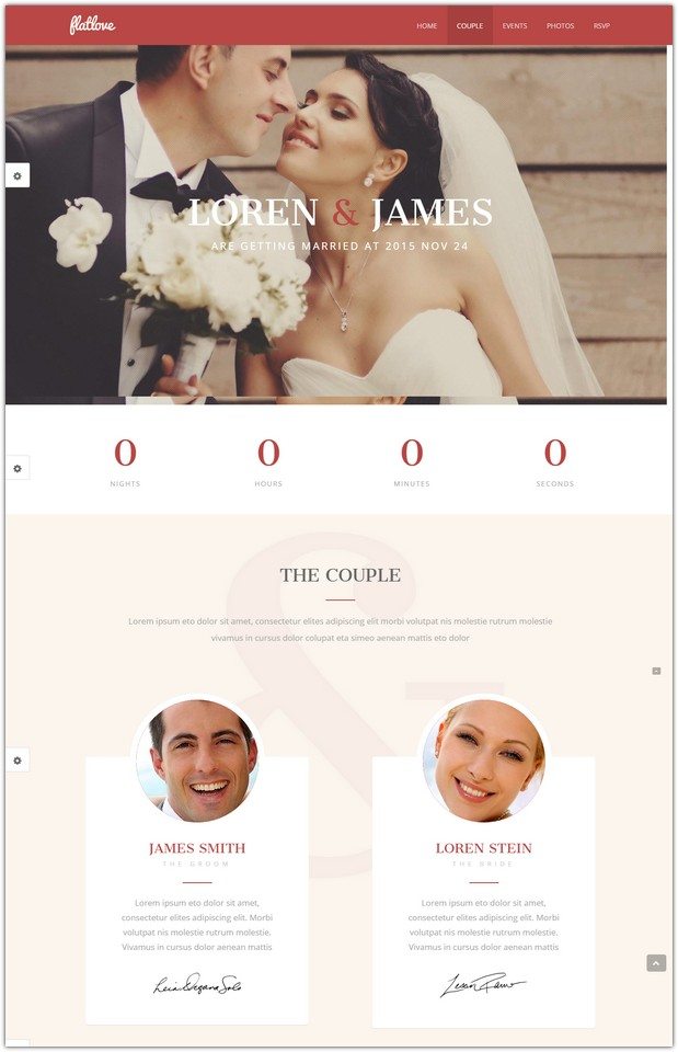 61+ Latest Wedding Website Templates Free & Premium - Templatefor