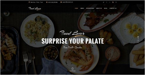 19+ Best Catering Services Website Themes & Templates 2018 - Templatefor