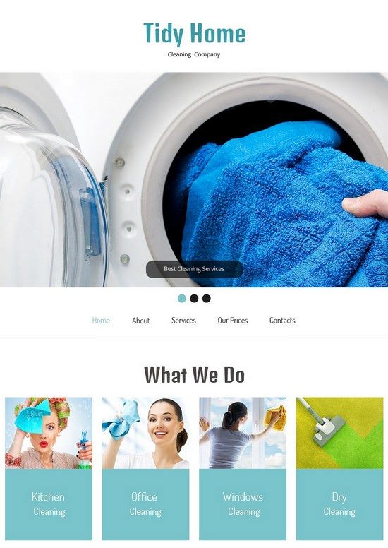 Free HTML5 Theme - Cleaning