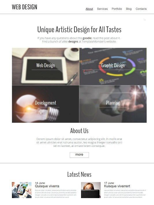Free HTML5 Theme - Design Studio