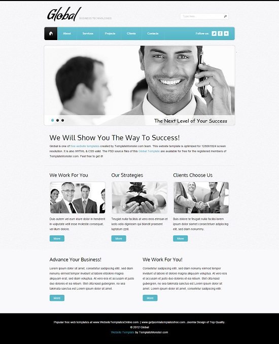 Free Website Template - Business Site