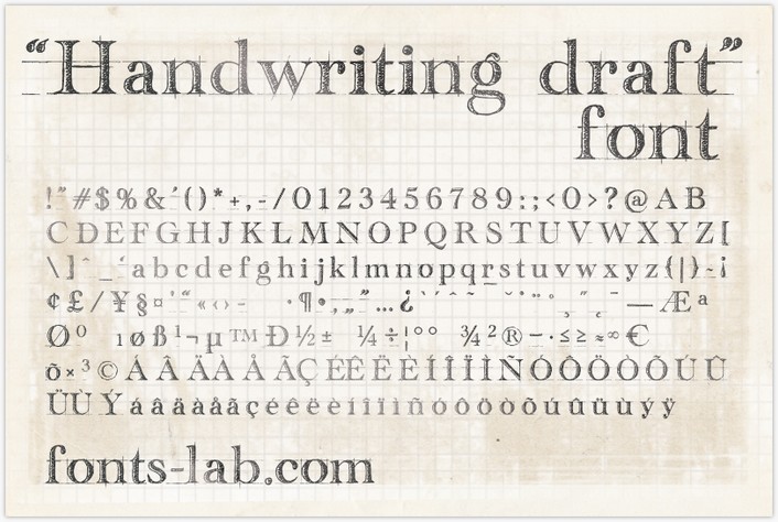 Handwriting Draft