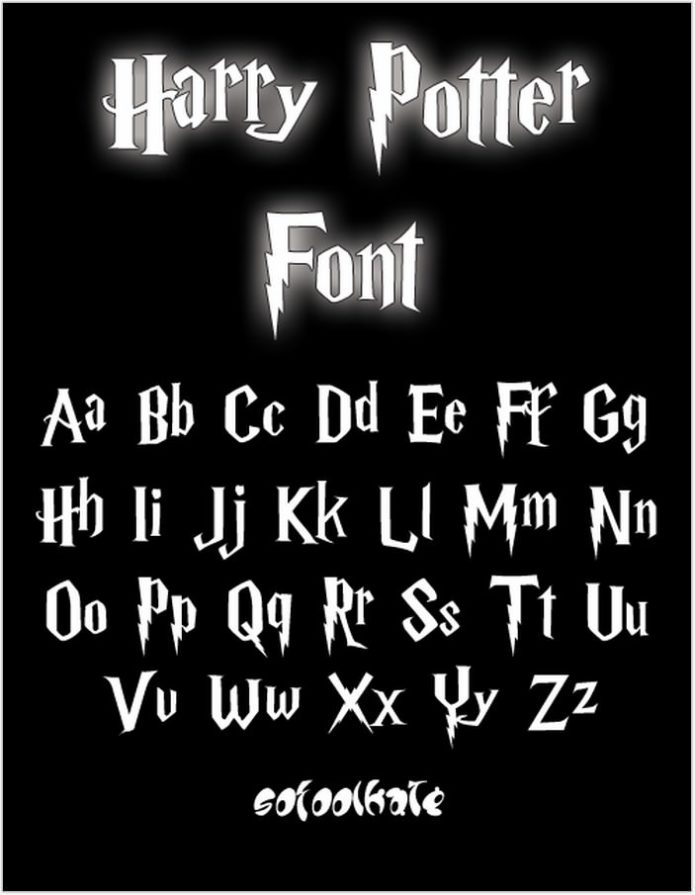 Download 16+ Best Harry Potter Fonts Must Have 2019 - Templatefor